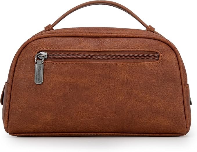 Wrangler Makeup Pouch Bag Mini Western Toiletry Purse Cosmetic Organizer Paisley Travel Pouch for Women