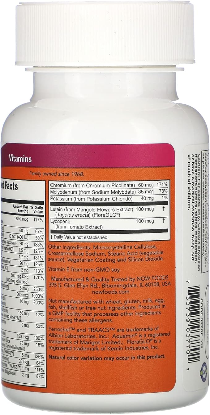 Daily Vits Multi Now Foods 100 Tabs