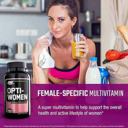 Optimum Nutrition Opti-Women Multi-Vitamin Capsules, 120 Count