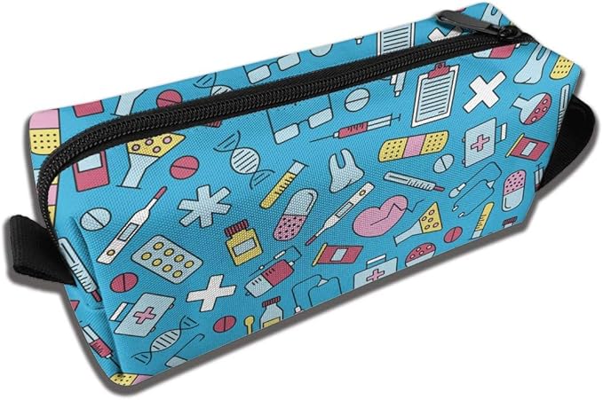 YISHOW Nurse Equipment Makeup Bag Adorable Travel Cosmetic Toiletry Organizer Case for Women