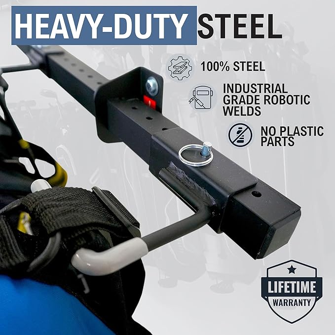 StoreYourBoard BLAT 4 Golf Bag Wall Mount | Home & Garage Storage Hooks | Golf Bag Holder | Heavy-Duty Wall Mount Organizer for Golf Bags & Accessories