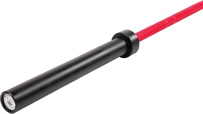Signature Fitness Olympic Cerakote Barbell – for Home 190K PSI 1,500-Pound Capacity,