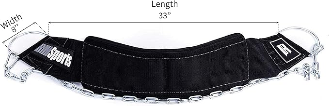 RIMSports Dip Belt For Weight Lifting - Weighted