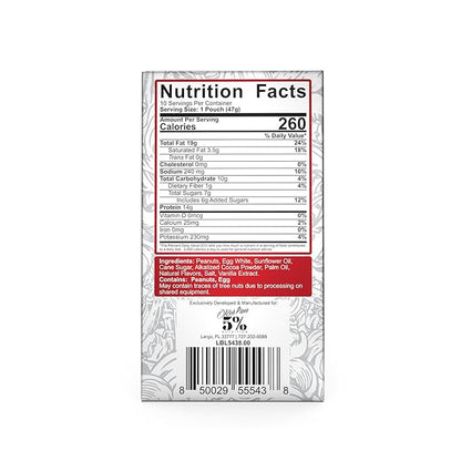 Rich Piana 5% Nutrition Snack Time | Squeezable Protein Shots | High Protein Snack Pouches | Convenient, Real Food Protein from Peanuts & Egg Whites | 10-Count (Chocolate Peanut Butter)