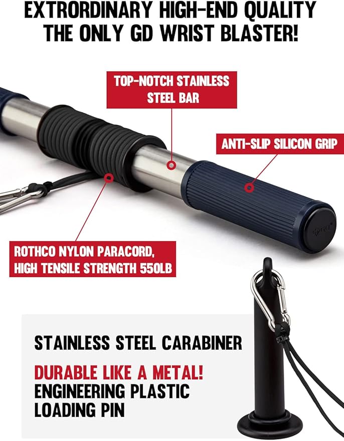 GD Wrist Roller V.W Forearm Blaster Trainer Arm