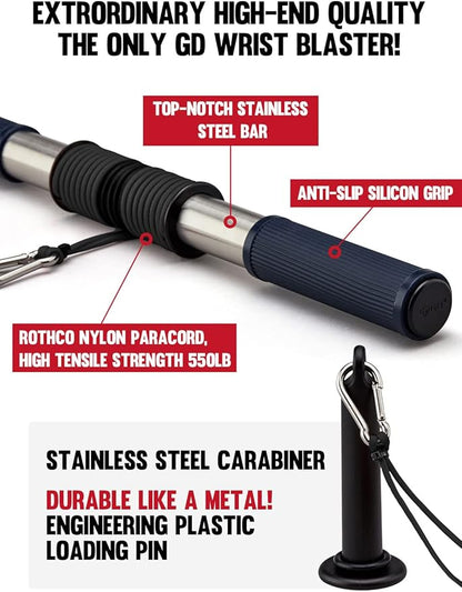 GD Wrist Roller V.W Forearm Blaster Trainer Arm