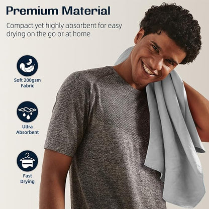 BAGAIL Camping Towel with EVA Case