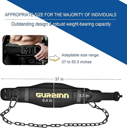 Dip Belt With Chain For 2 in 1