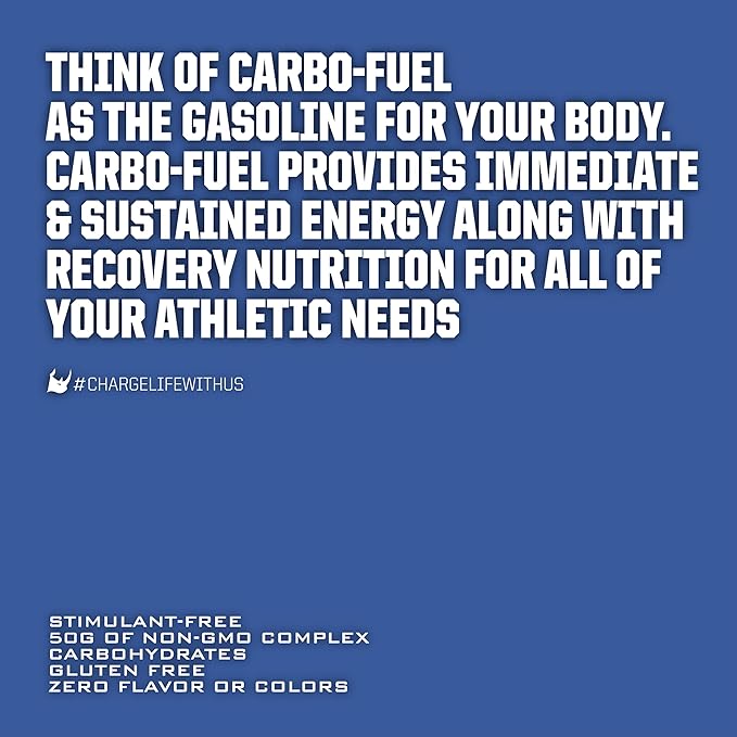 Ryno Power Carbo-Fuel Stimulant-Free Drink Mix 2lb (20 Servings) - All-Natural Pure Carbohydrate Powder for Athletic Performance - Vegan and Gluten Free