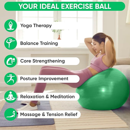 APEXUP Yoga Ball Exercise Ball