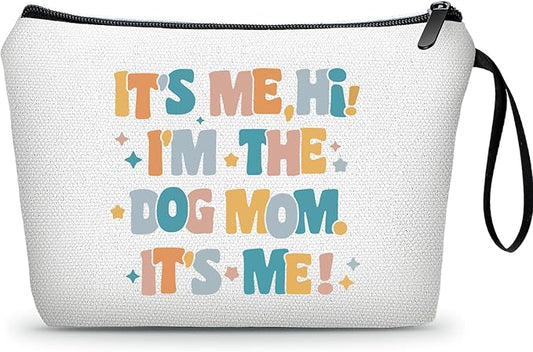 Dog Lovers Gifts for Women Dog Gifts for Women Its Me Hi Makeup Cosmetic Bag