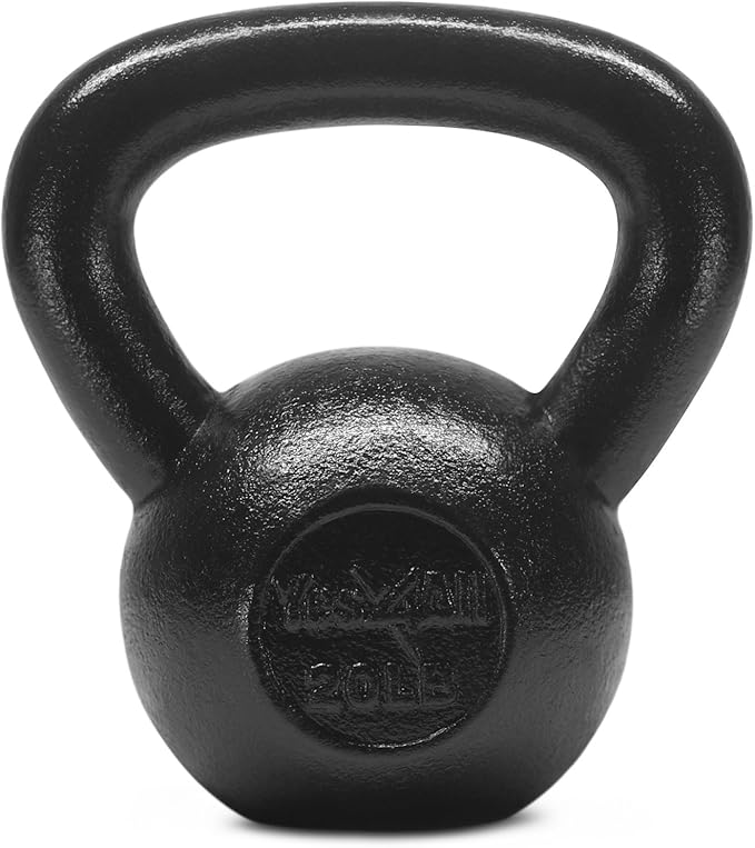 Yes4All Kettlebell Cast Iron Sets 5 - 10 15 - 20 - 25 - 30 lbs,