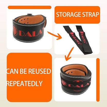 Weight Lifting Belt Gym Fitness 4â€ Padded Support,10 Adjustable