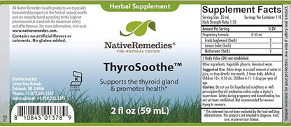 Native Remedies ThyroSoothe and Detox Drops ComboPack