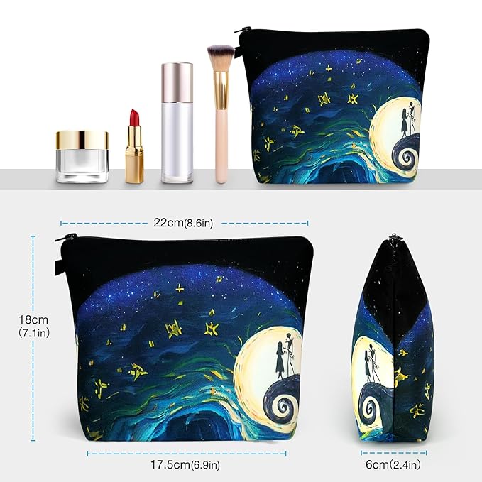 Noozion Large Makeup Bag Cosmetic Bag for Women Travel Bags Makeup Pouch for toiletries Water Resistant Girls Gift
