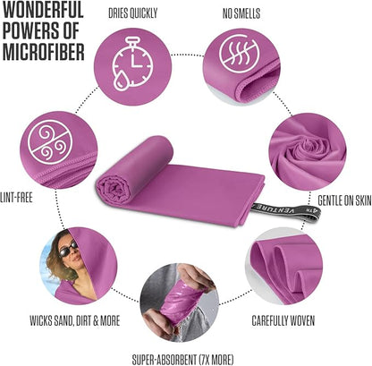 VENTURE 4TH Quick Dry Towel. Microfiber Travel Towel