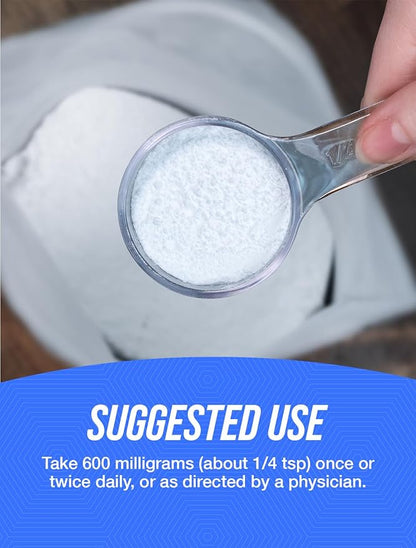 BulkSupplements.com Calcium Gluconate Powder - Calcium Powder Supplement, Calcium Gluconate Supplement - Gluten Free, 600mg (55mg Calcium) per Serving, 500g (1.1 lbs) (Pack of 1)