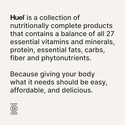 Huel Complete Nutrition Vegan Protein Bars | Dark Chocolate Raspberry | 13g Protein, 27 Vitamins and Minerals, 2g Sugar, Non-GMO, 100% Plant Based Snack | 12 Pack
