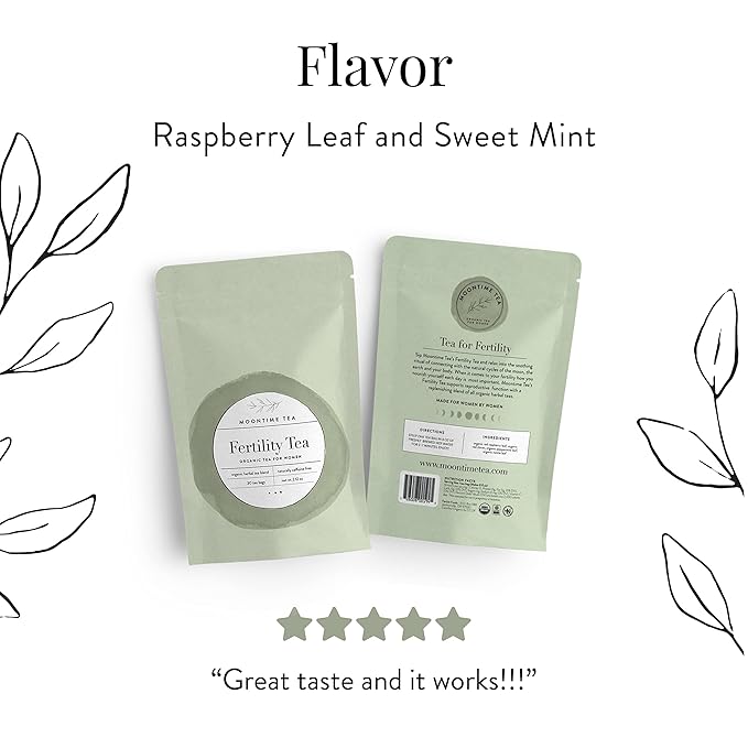 Organic Fertility Tea, 30 Teabags, 2.12 oz