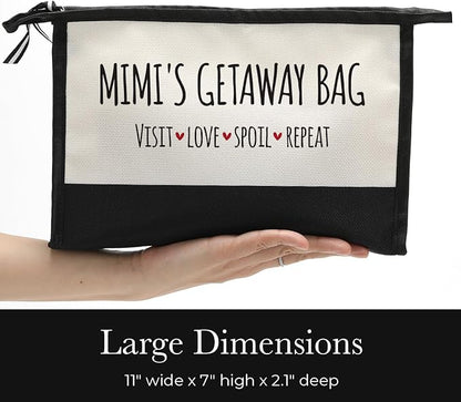 Grandma Gifts Mimi Gifts Makeup Bag Nana Birthday Gifts Great Grandma Gifts First Time Grandma Gifts Grandmother Gifts Christmas for Gigi Nana New Grandma Promoted to Grandma Cosmetic Bag