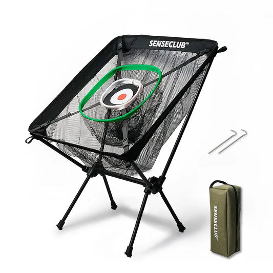 Foldable Chipping Net & Floating Green, Indoor Golf Practice Chipping Target, Backyard Golf Game & Gifts