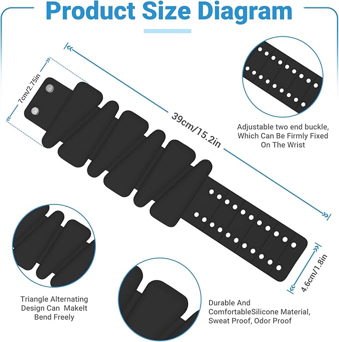 MXiiXM Wrist Weights Set of 2 2lb/4lb