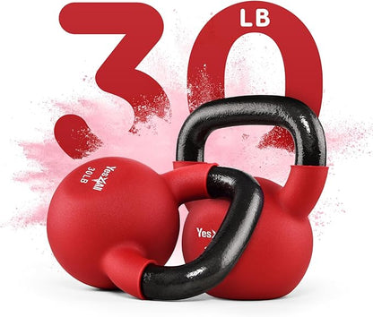 Yes4All Neoprene Coated/Adjustable Kettlebell & Kettlebell Sets -