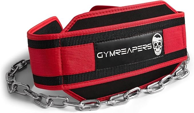 Gymreapers Dip Belt With Chain For Weightlifting
