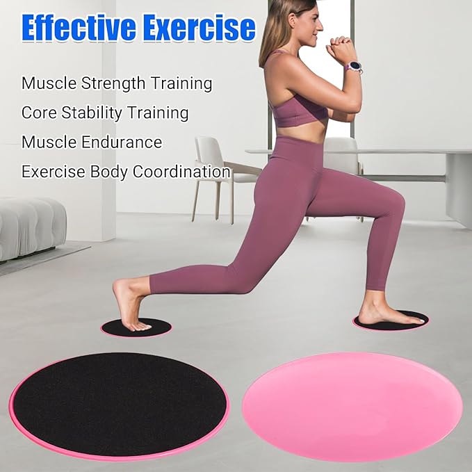 Exercise Sliders, Core Sliders for Working Out, Dual