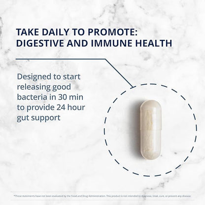 Metagenics UltraFlora Balance Probiotic - Daily Gut Health Supplement* - Offers Digestive & Immune System Support* - Vegetarian, Non-GMO & Gluten-Free - 30 Capsules