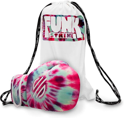 Sanabul Funk Strike Tie Dye Gel Boxing Gloves for Men & Women, Stylish and Protective Kickboxing Muay Thai Gloves for Training Sparring Punching Bag