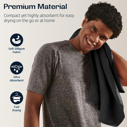 BAGAIL Camping Towel with EVA Case