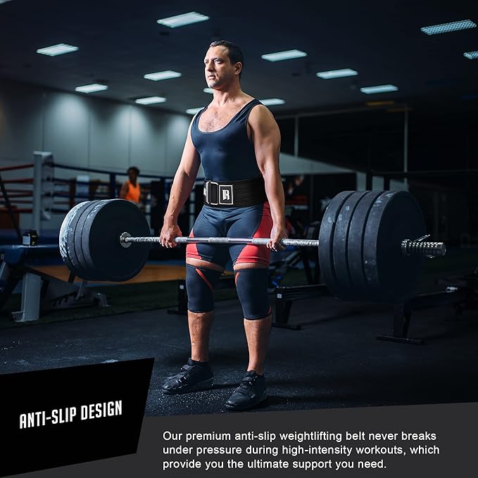 RIMSports Quick Locking Weight Lifting Belt Premium Lifting