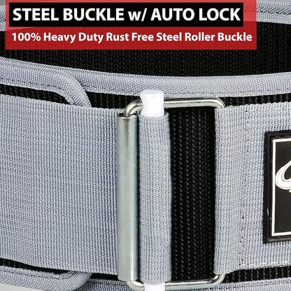 IBRO Quick Locking Premium Weight Lifting Belt - Powerlifting 4 Inch