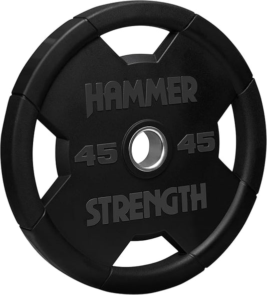 Hammer Strength 45Lb Round Rubber Olympic Plate