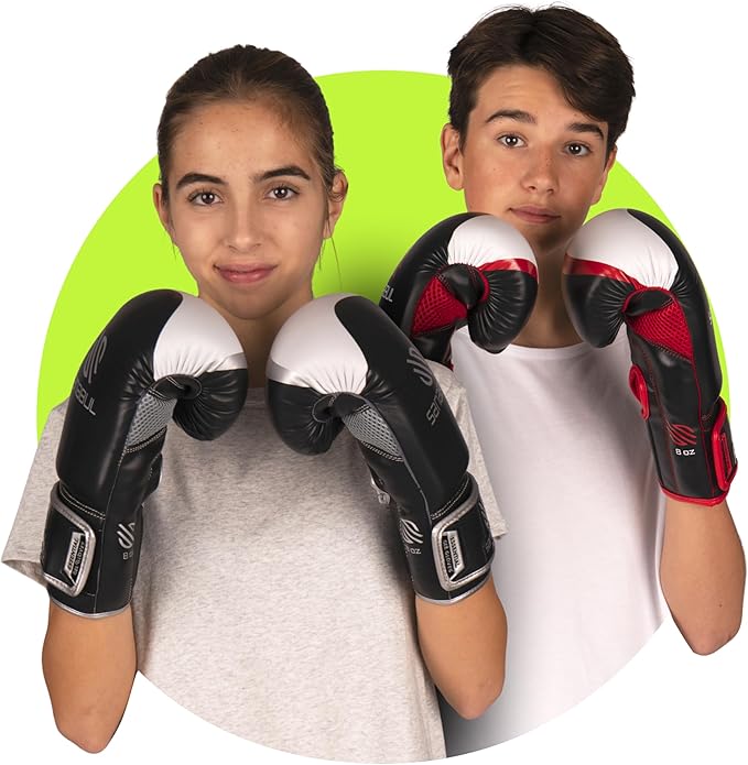 Sanabul Essential Gel Boxing Gloves for Men & Women, Kickboxing MMA, Muay Thai Gloves and Heavy Bag Training Punching & Sparring