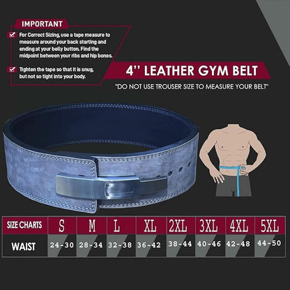 Lever Belt 10mm Men's Squat Deadlift belt Waist