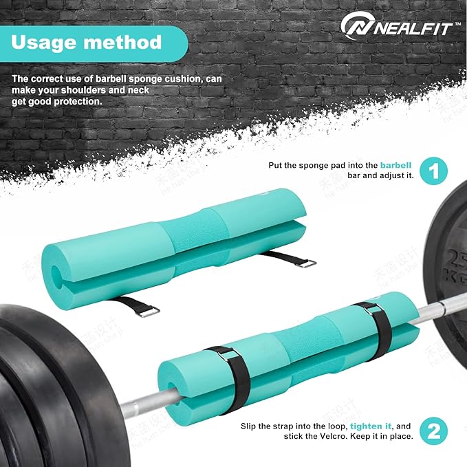 Barbell Pad Squat Pad for Squats—Squat Bar Pad—Great