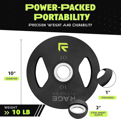Rubber Coated Plate (5lb 10lb, 25lb, 25lb, 45b) 45b)