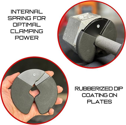 Micro Gainz Dumbbell Fractional 1.25lb Weight Plate, Ideal for Micro Loading, (Choose Color) 2 Piece Fractional Weight Plates, Designed for Dumbbell Training, Made In USA