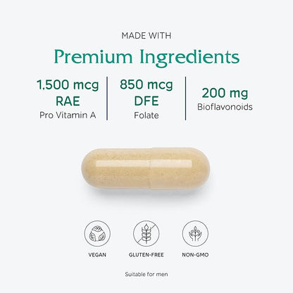 Vitanica Women's Symmetry, High Potency Multivitamin and Mineral, Vegan/Vegetarian, 90 Capsules