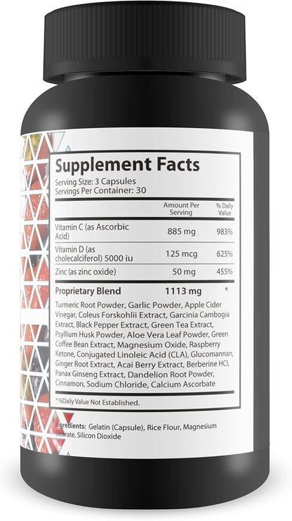 Pro Lean Belly Juice Capsules - Daily Cleanse Supplement - Support Digestive Health, Immune Health, Regularity, & Overall Wellness - Detox Cleanse - Aid Improved Health & Energy - With Psyllium & Aloe