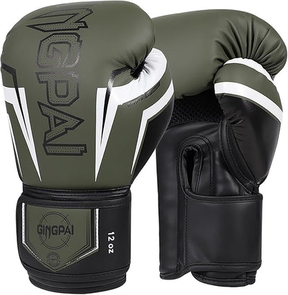 Boxing Gloves for Men,Women,Child, Heavy Bag Workout Boxing Gloves,Durable Leather and Thickened Fist Peak Professional Sparring Training Fighting Gloves for Kickboxing,Muay Thai,MMA
