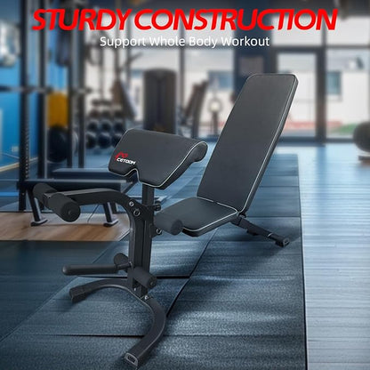 Multi-Functional Adjustable Weight Bench for Full Body Workout