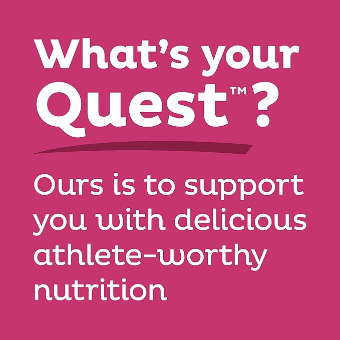 Quest Nutrition White Chocolate Raspberry Protein Bars, 20g Protein, 1g Sugar, 5g Net Carb, Gluten Free, Keto Friendly, 12 Count