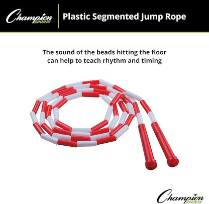 Champion Sports Classic Plastic Segmented Beaded Jump Ropes