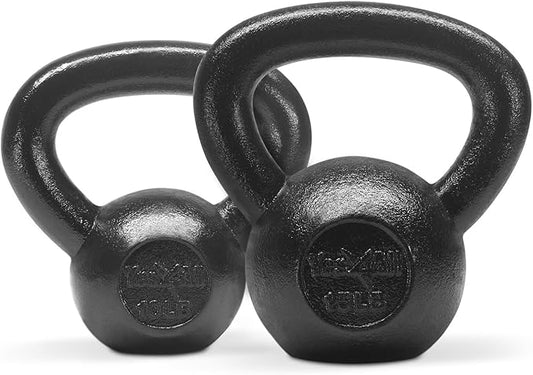 Yes4All Kettlebell Cast Iron Sets 5 - 10 15 - 20 - 25 - 30 lbs,