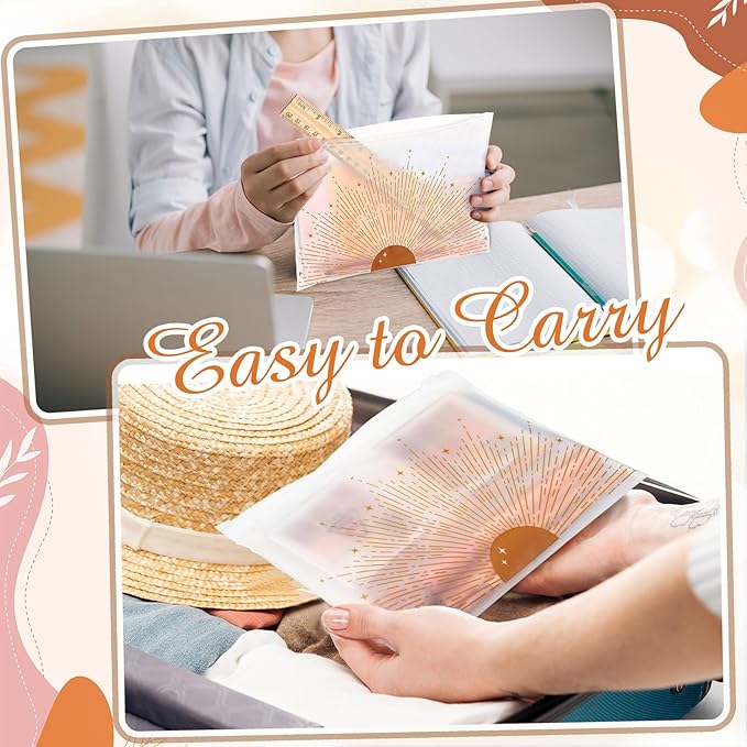 Reginary 100 Pcs Inspirational Gifts for Girls Women Travel Cheer Makeup Bag Bulk Loved Quotes Cosmetic Bags with Zipper Thank You Encouragement Birthday Gift Bag (Gold Star)