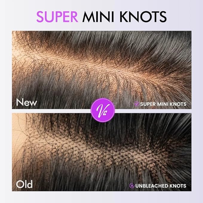 Ombre Lace Front Wig Human Hair stright 9x6 Short Bob Glueless Wigs Human Hair Pre Plucked Pre Cut 200% Density Blonde Highlight wigs For women 8Inch（#4/27 Piano Colored）