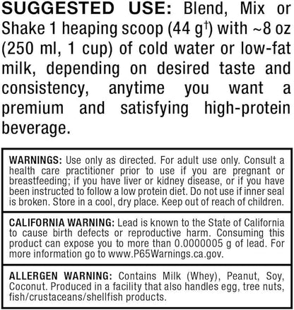 ALLMAX HEXAPRO, Chocolate Peanut Butter - 2 lb - 25 Grams of Protein Per Serving - 8-Hour Sustained Release - Zero Sugar - 21 Servings